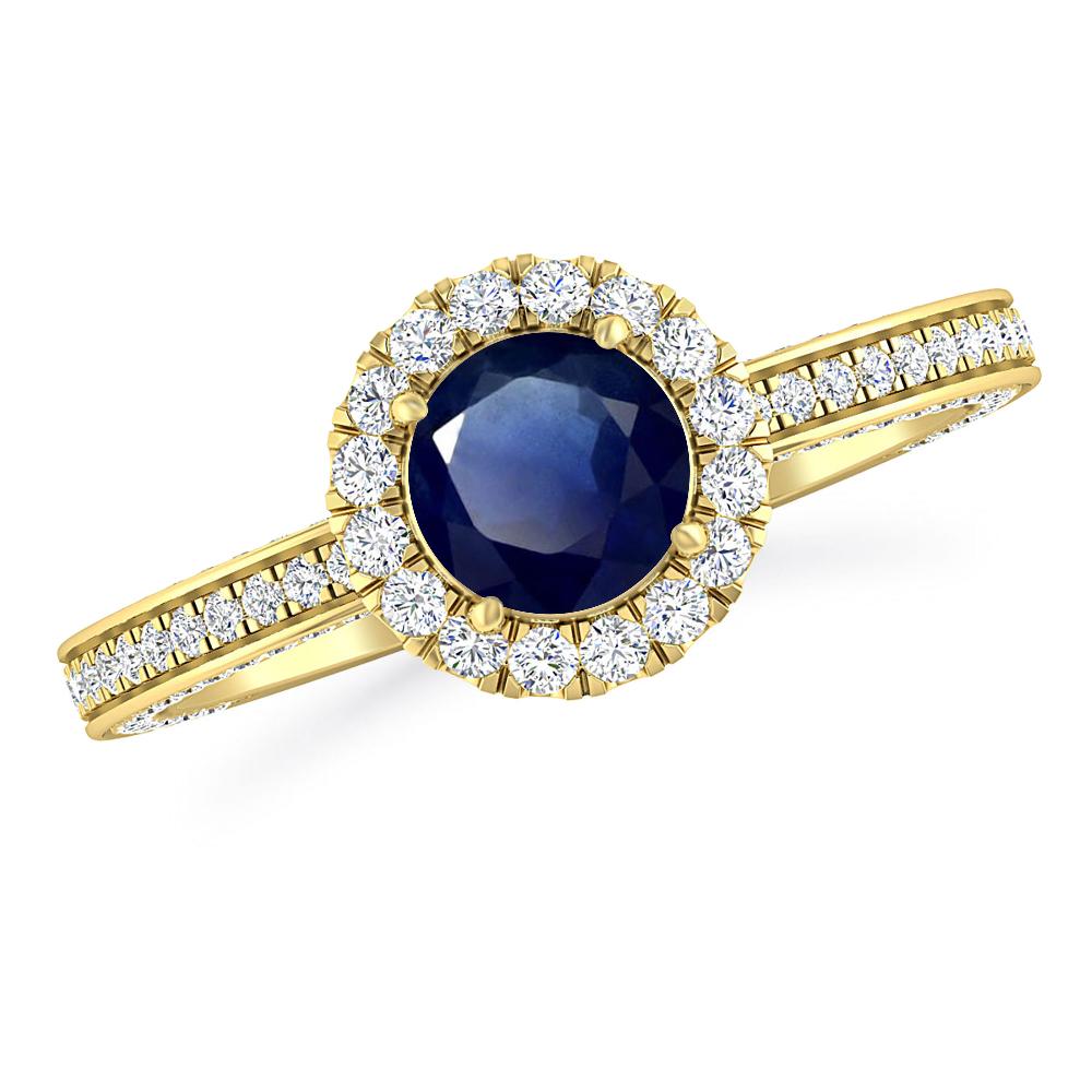 Yellow Gold - Sapphire