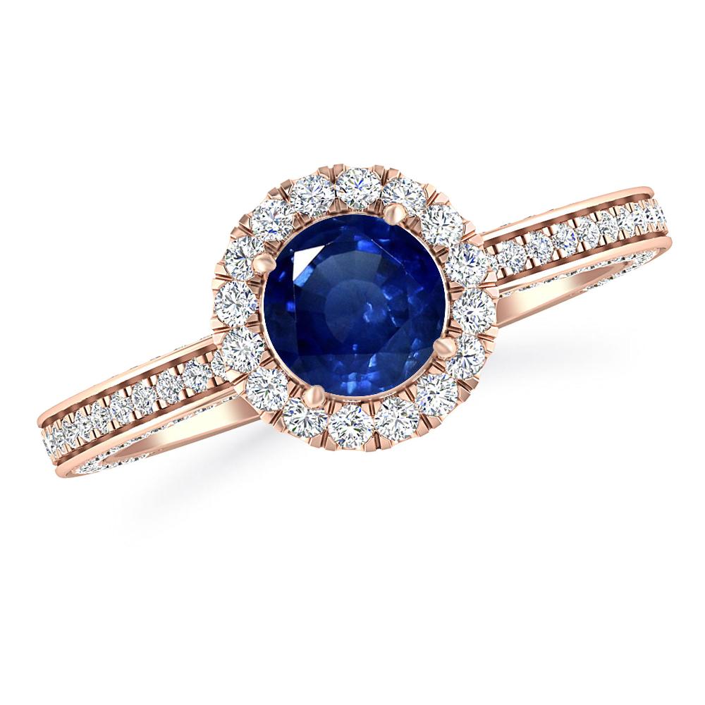 Rose Gold - Sapphire