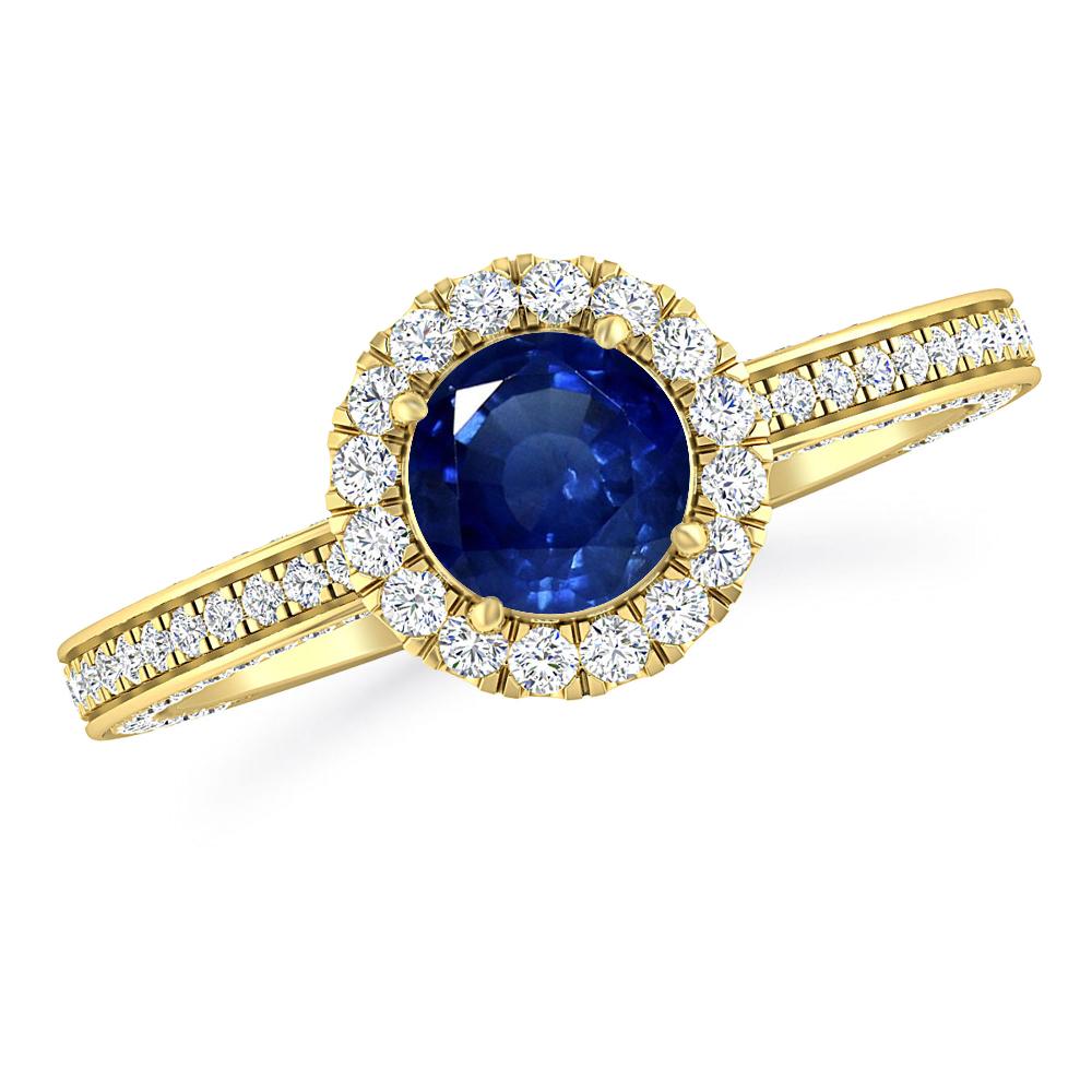 Yellow Gold - Sapphire