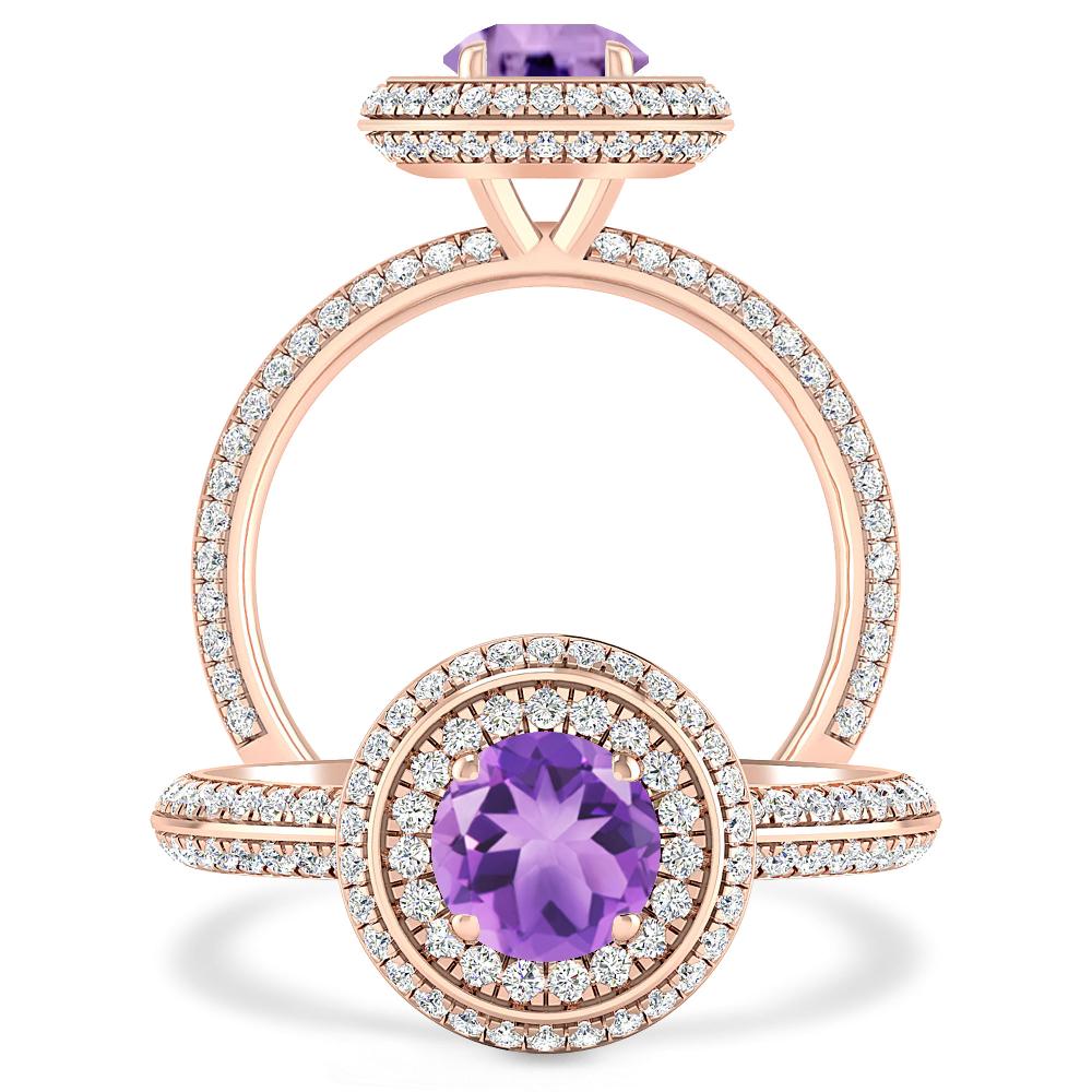 Rose Gold - Amethyst