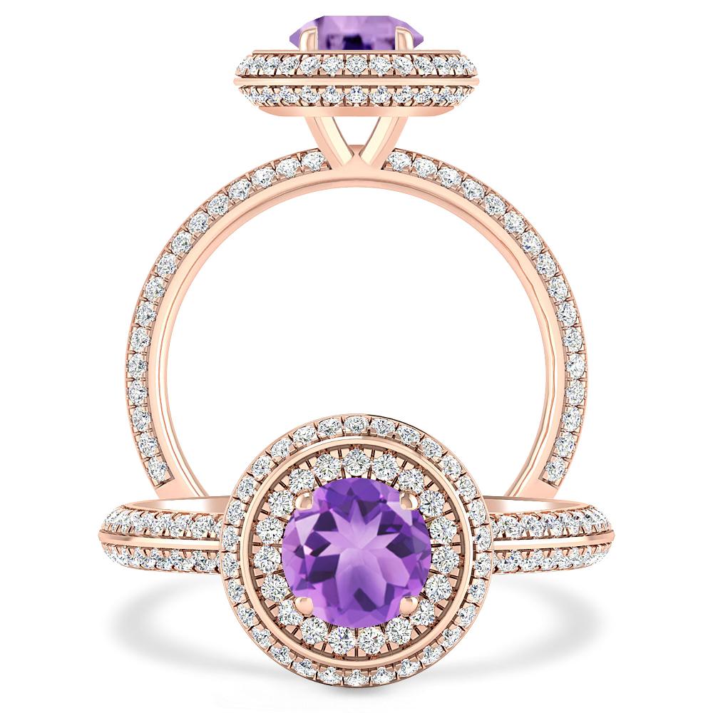 Rose Gold - Amethyst