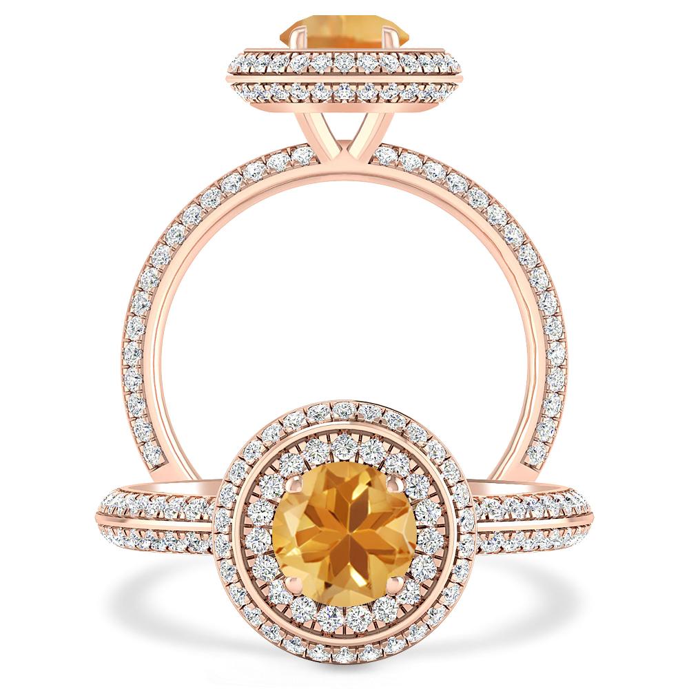 Rose Gold - Citrine