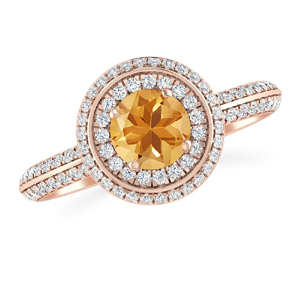 Rose Gold - Citrine