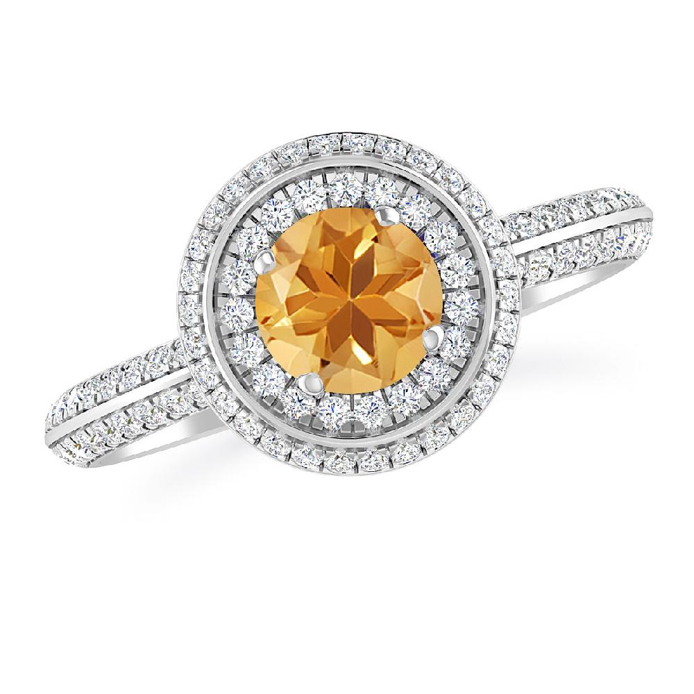 White Gold - Citrine