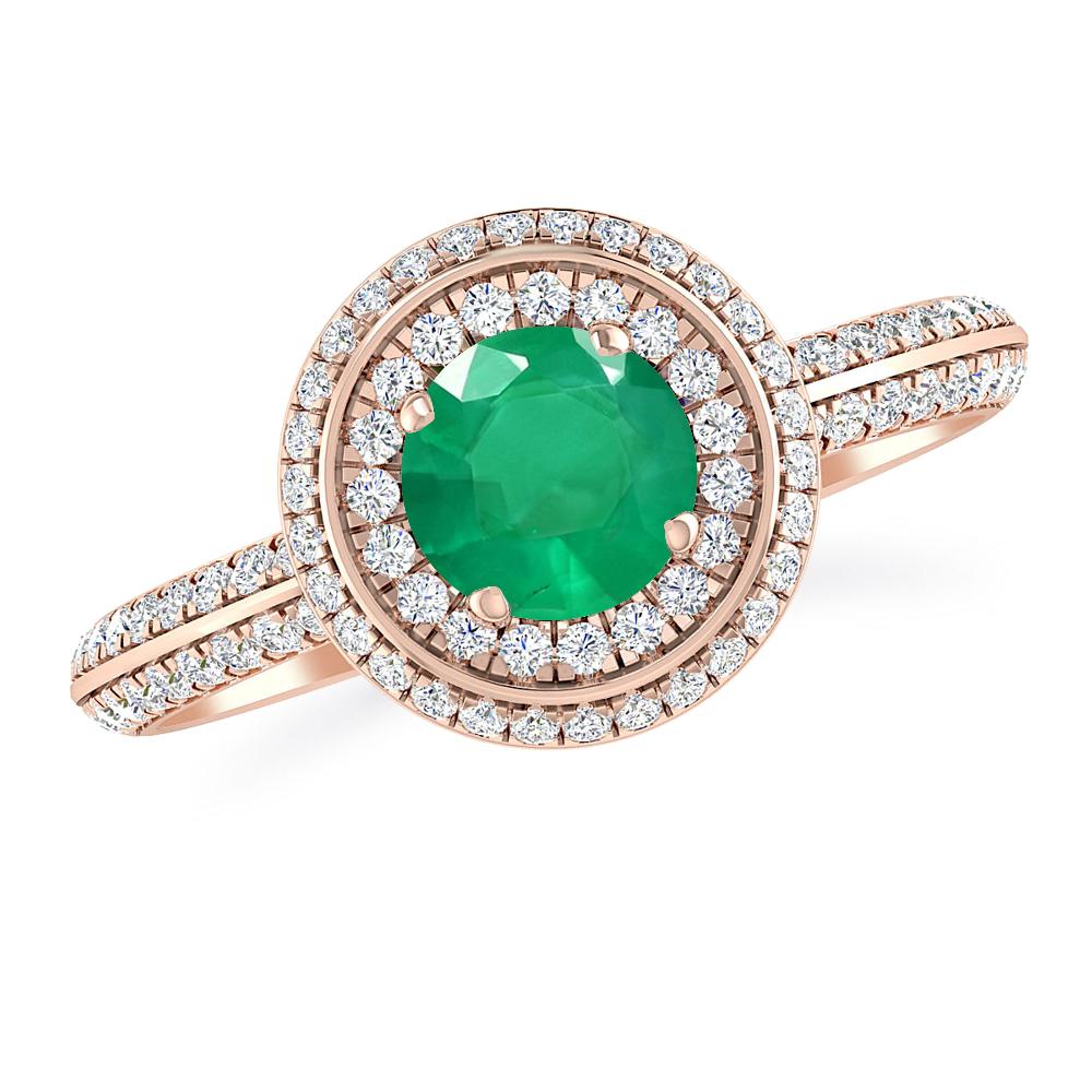 Rose Gold - Emerald