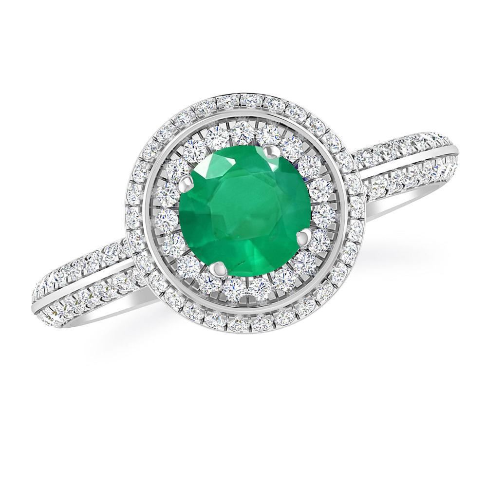 White Gold - Emerald