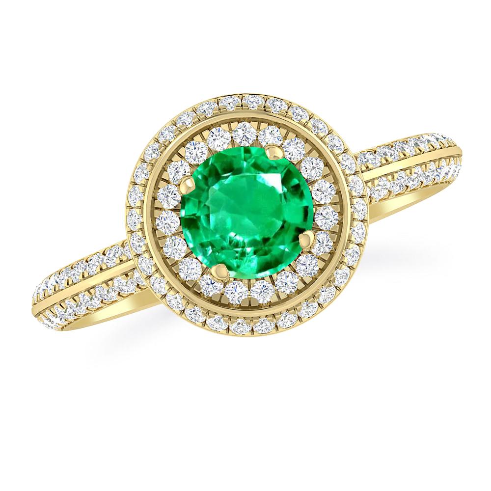 Yellow Gold - Emerald