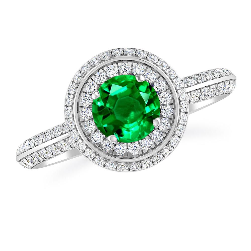 White Gold - Emerald