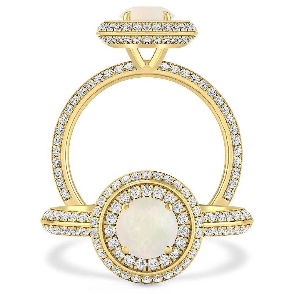 Yellow Gold - Opal