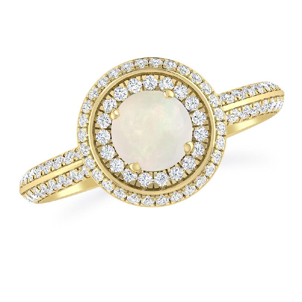 Yellow Gold - Opal