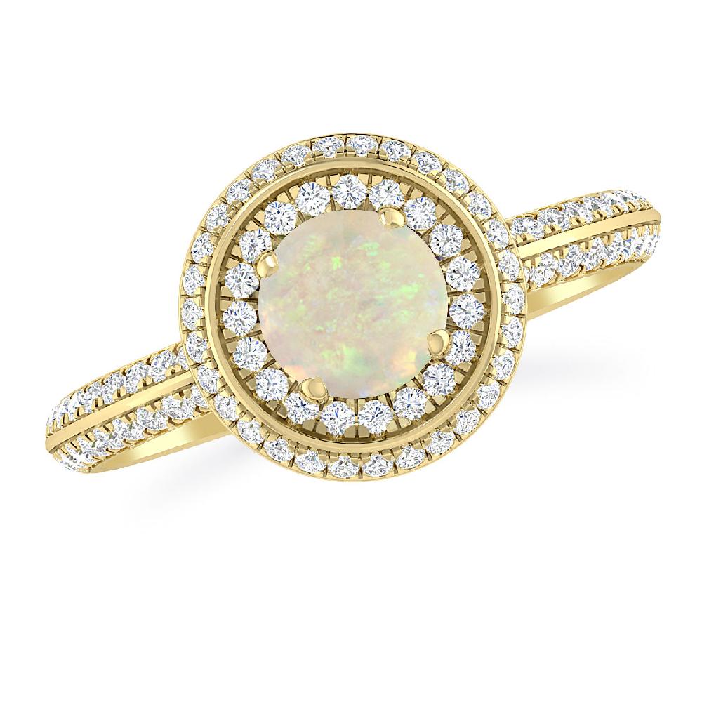 Yellow Gold - Opal