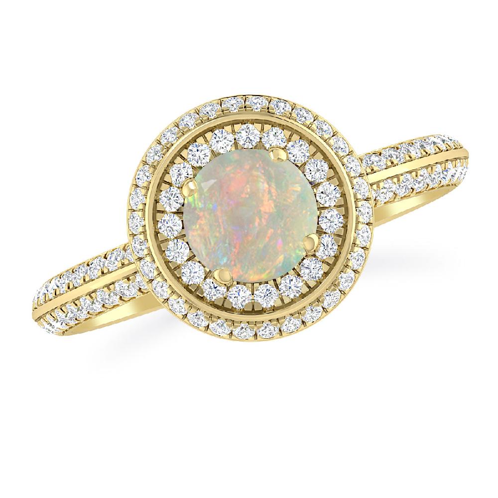 Yellow Gold - Opal