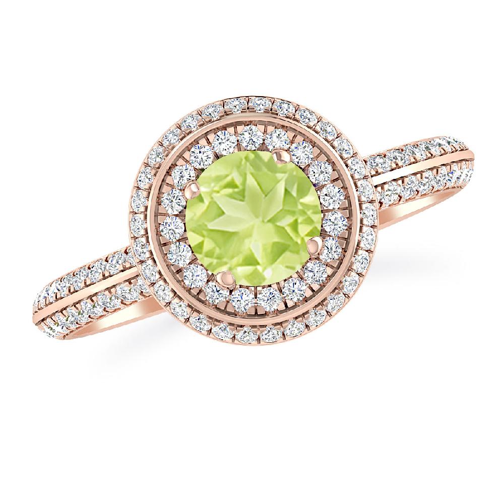 Rose Gold - Peridot