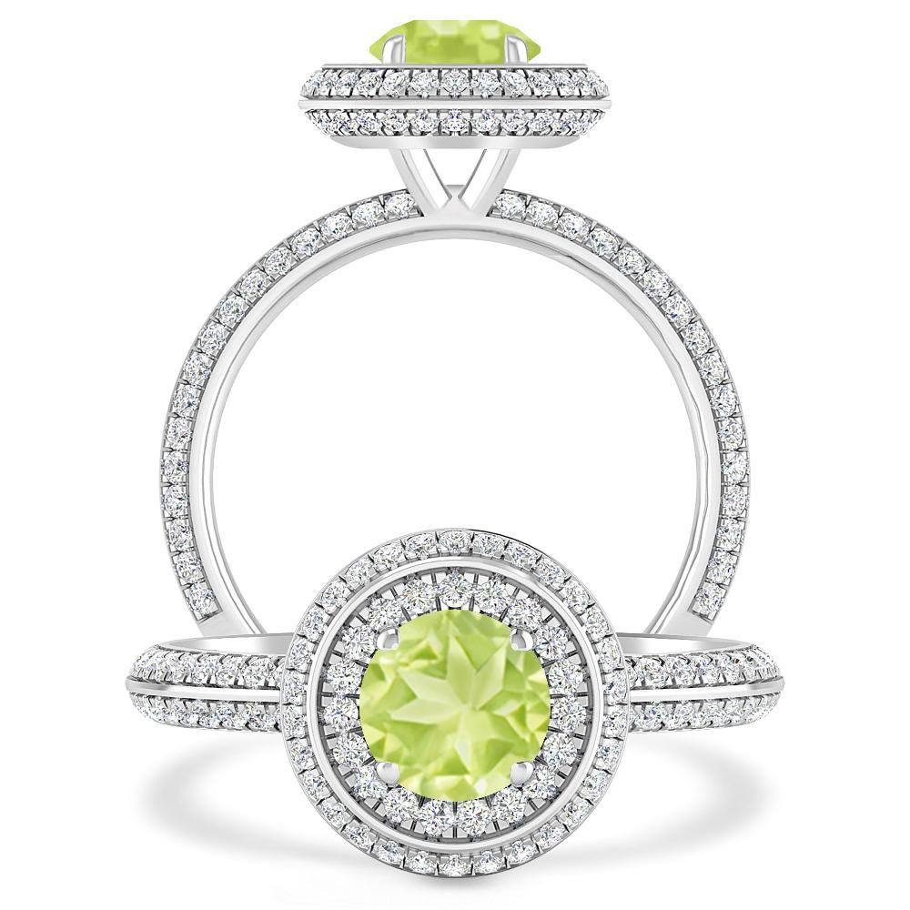 White Gold - Peridot