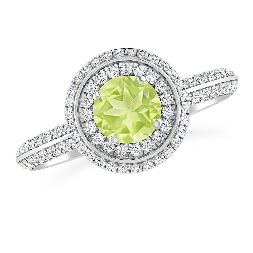 White Gold - Peridot