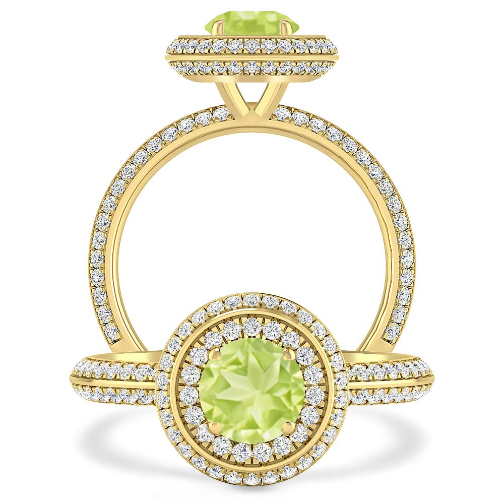 Yellow Gold - Peridot