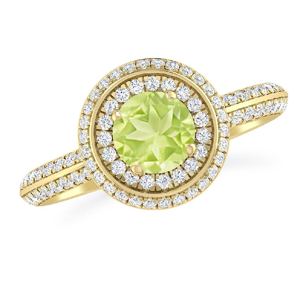 Yellow Gold - Peridot