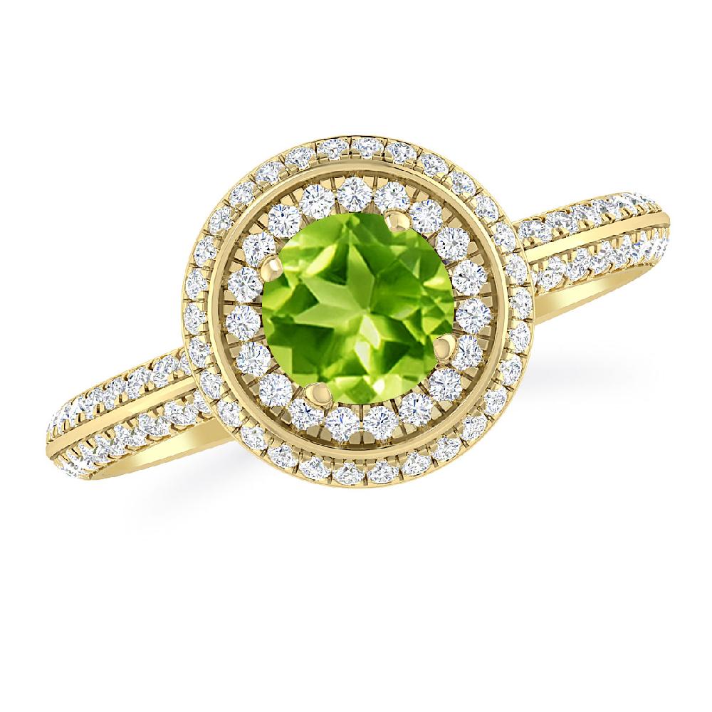 Yellow Gold - Peridot