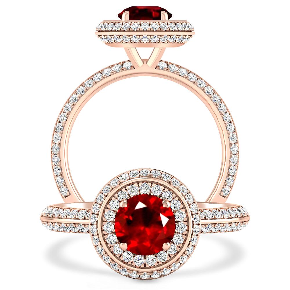 Rose Gold - Ruby