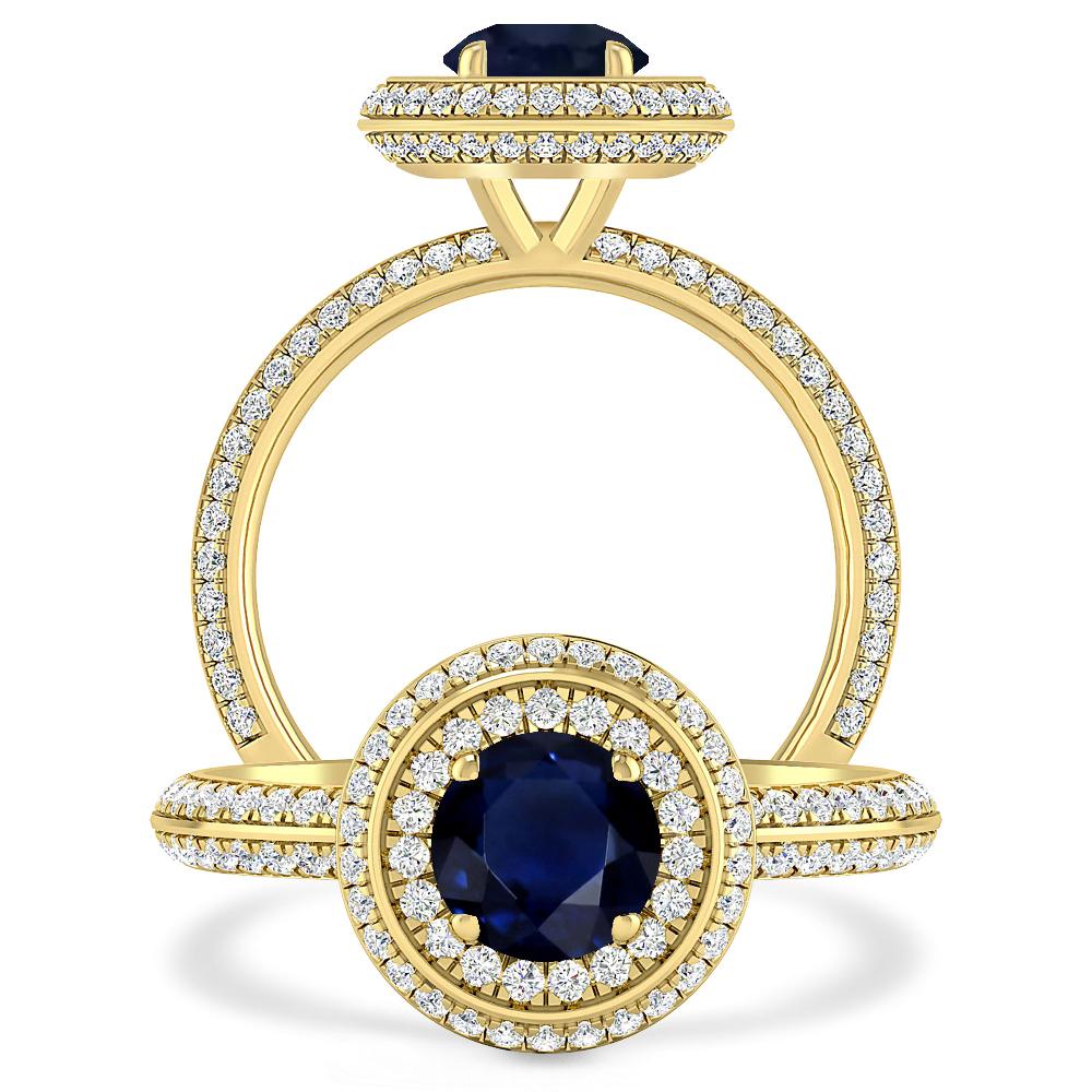 Yellow Gold - Sapphire