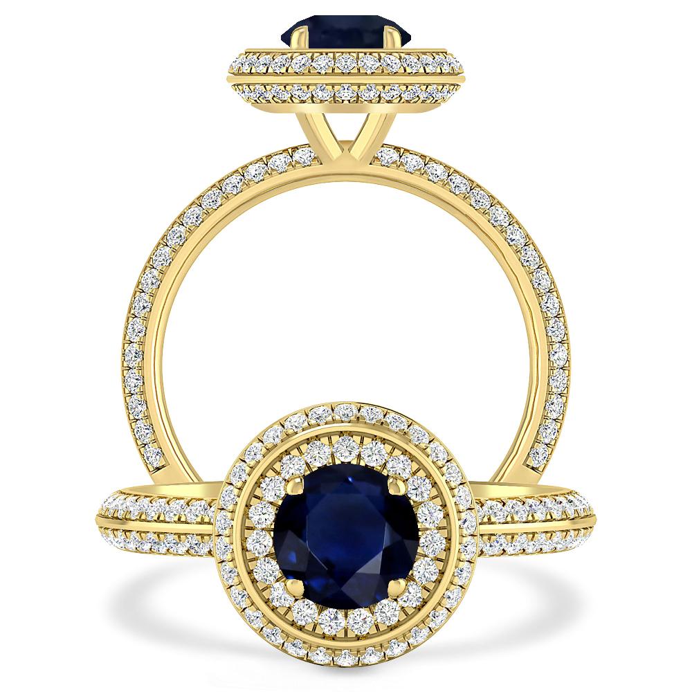 Yellow Gold - Sapphire