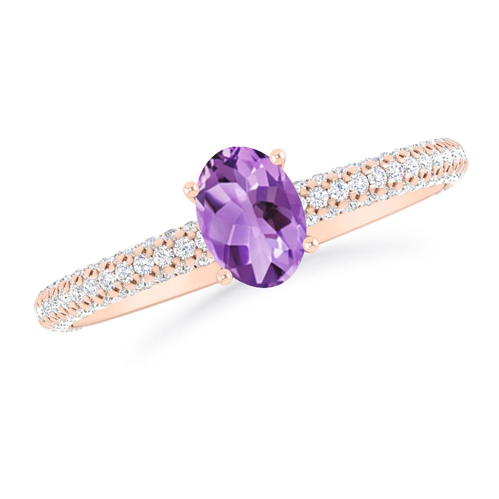 Rose Gold - Amethyst