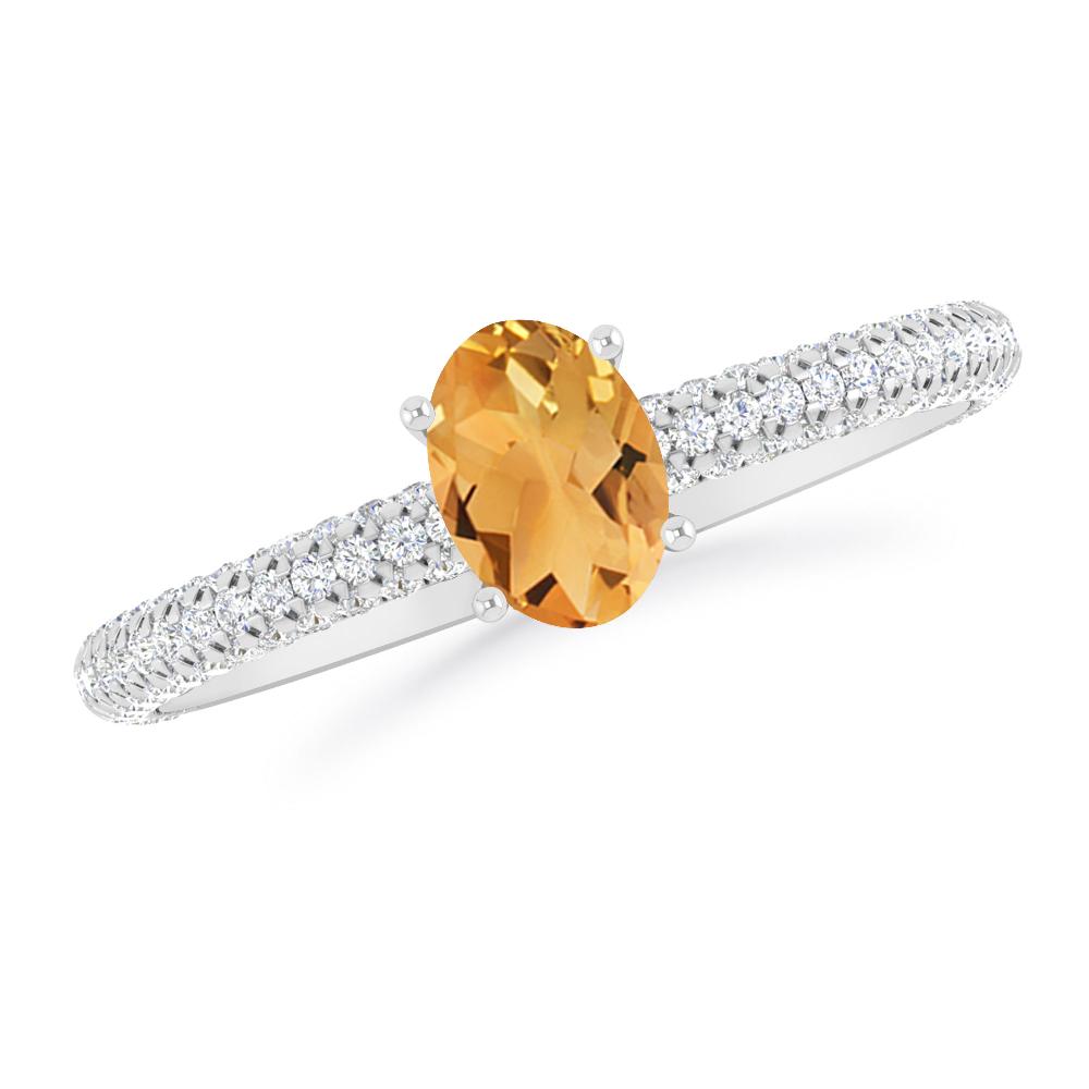 White Gold - Citrine