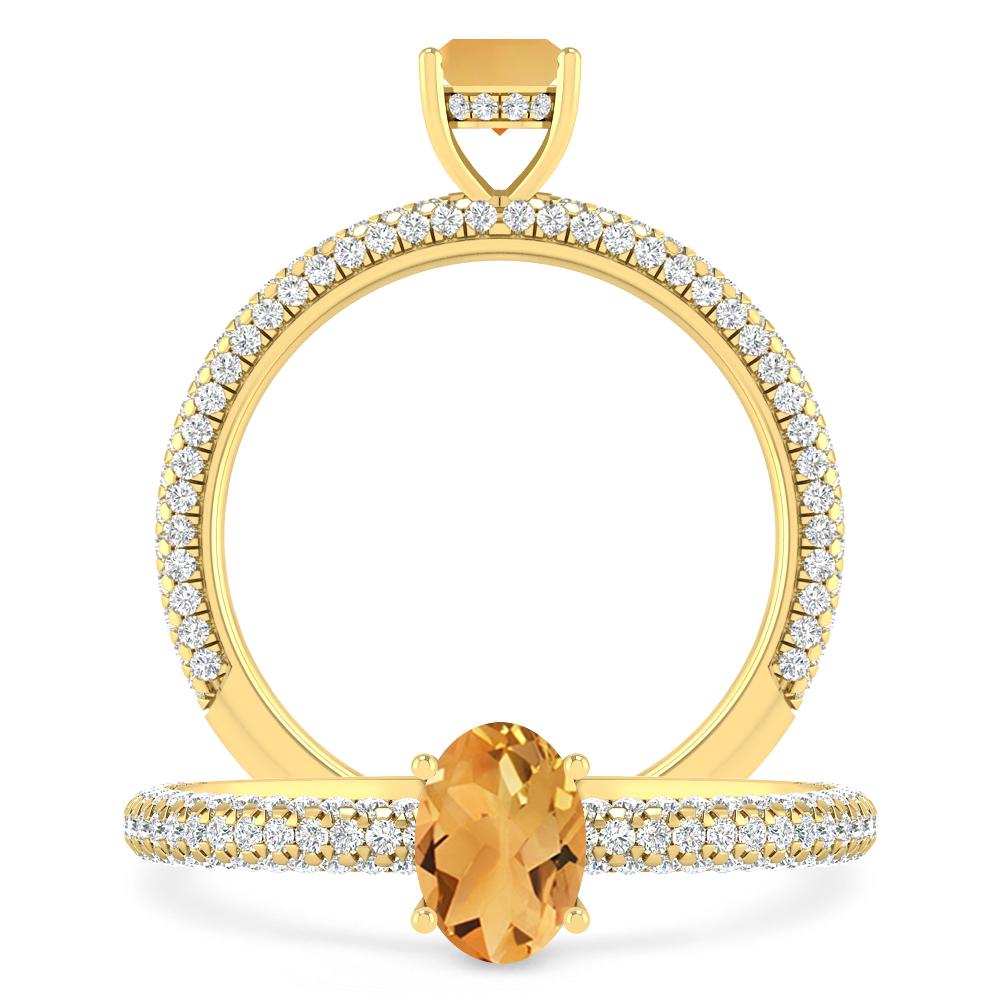 Yellow Gold - Citrine