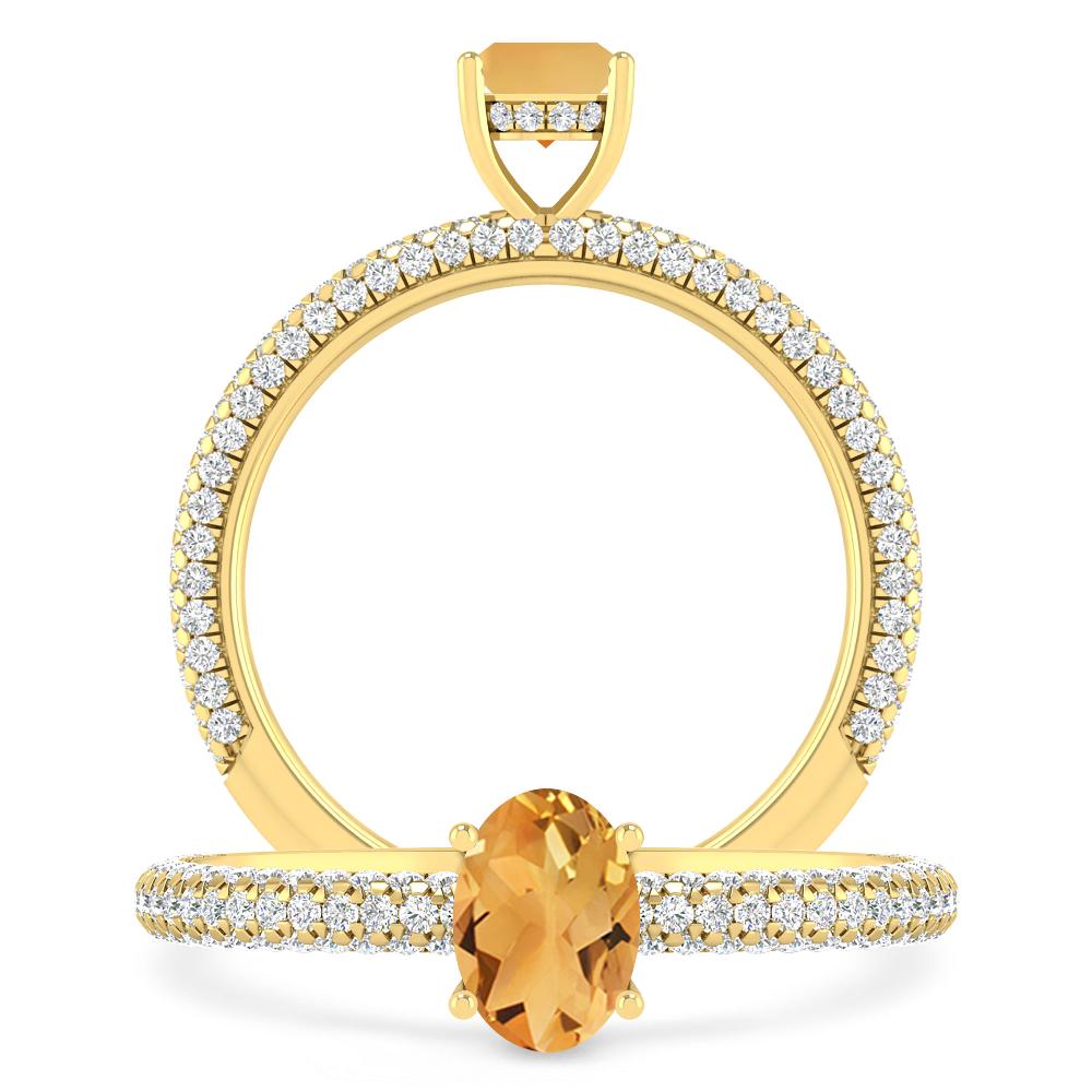 Yellow Gold - Citrine