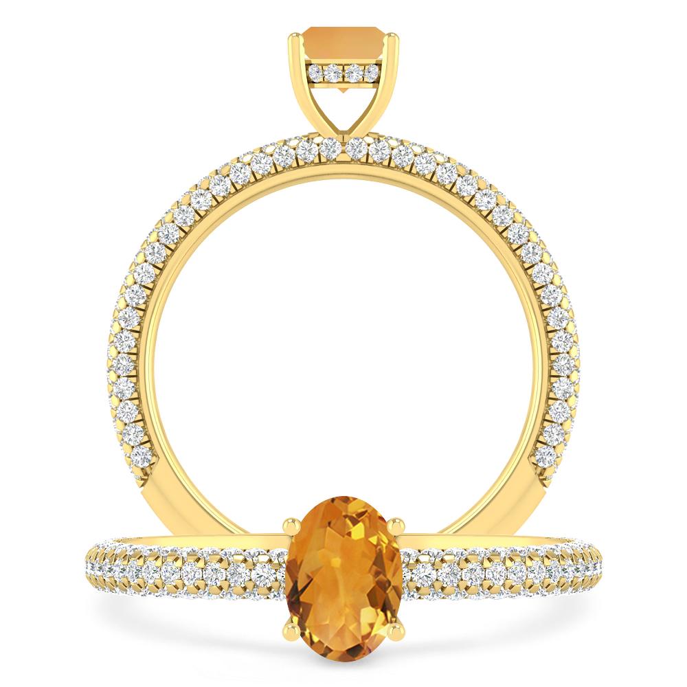 Yellow Gold - Citrine