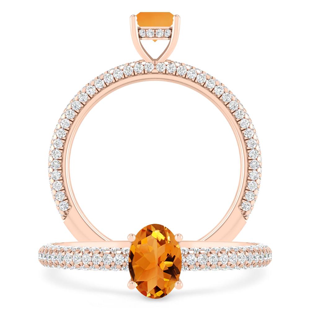 Rose Gold - Citrine