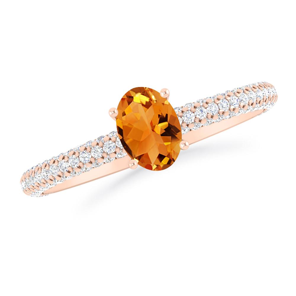 Rose Gold - Citrine