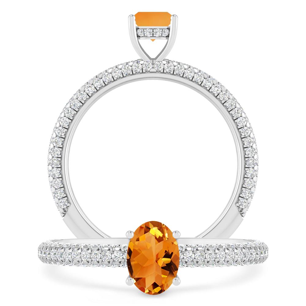 White Gold - Citrine