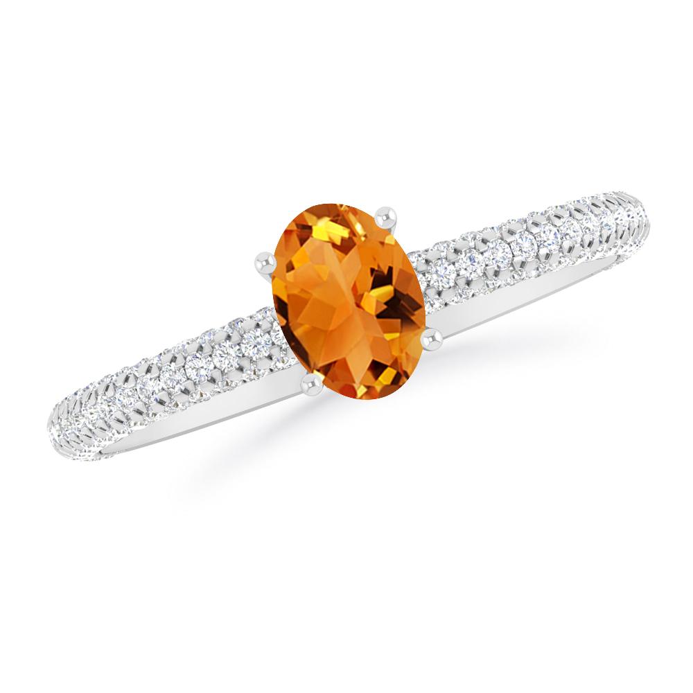 White Gold - Citrine