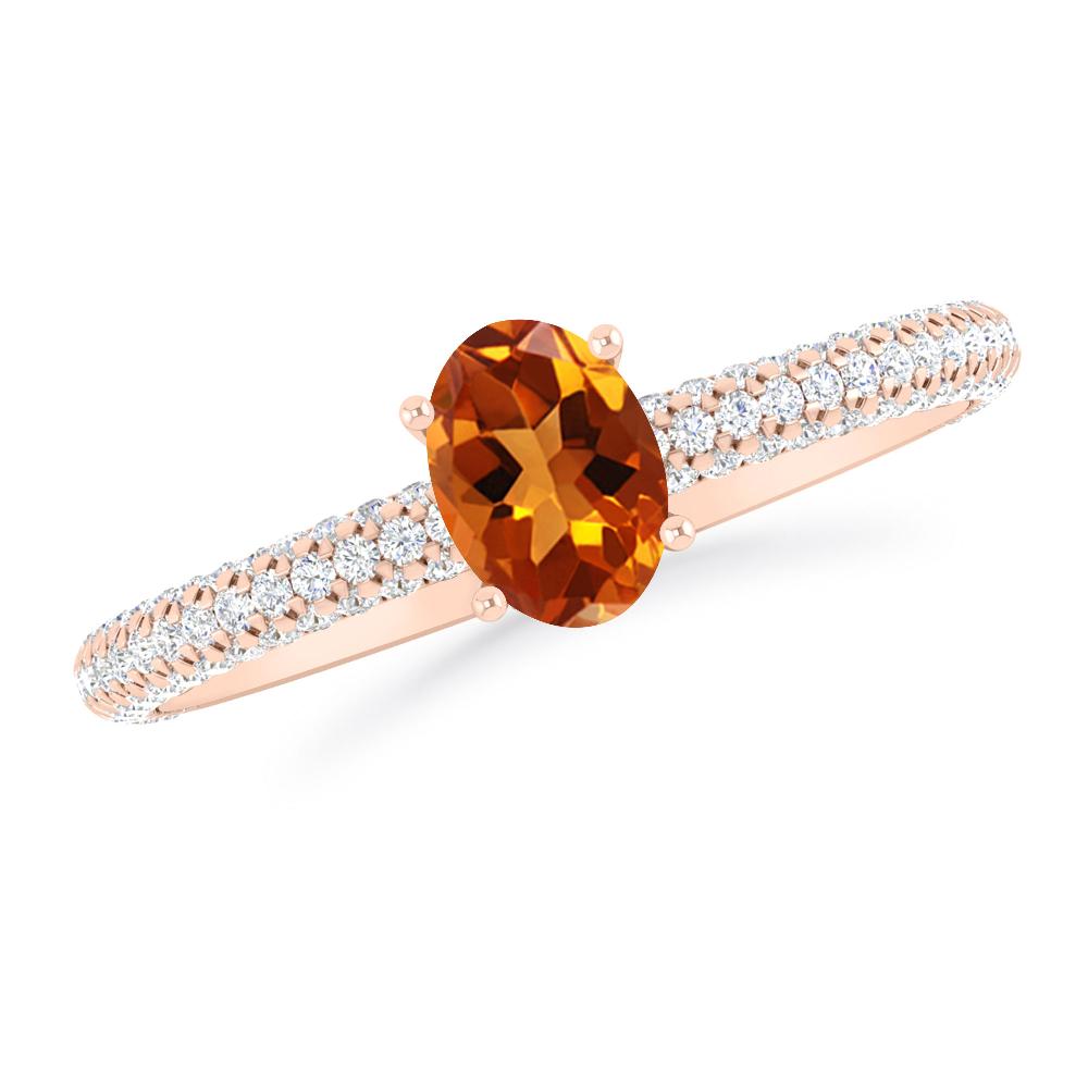 Rose Gold - Citrine