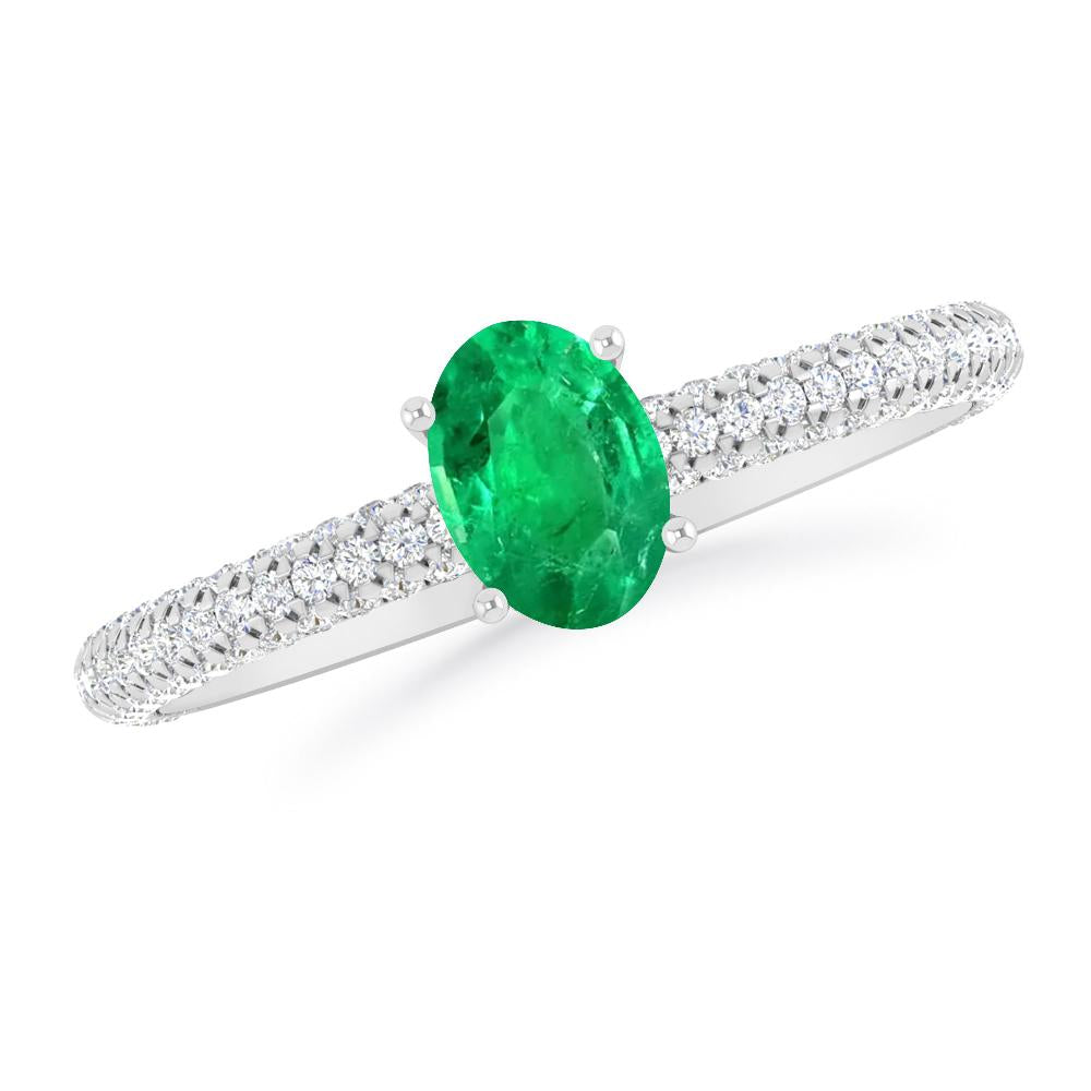 White Gold - Emerald