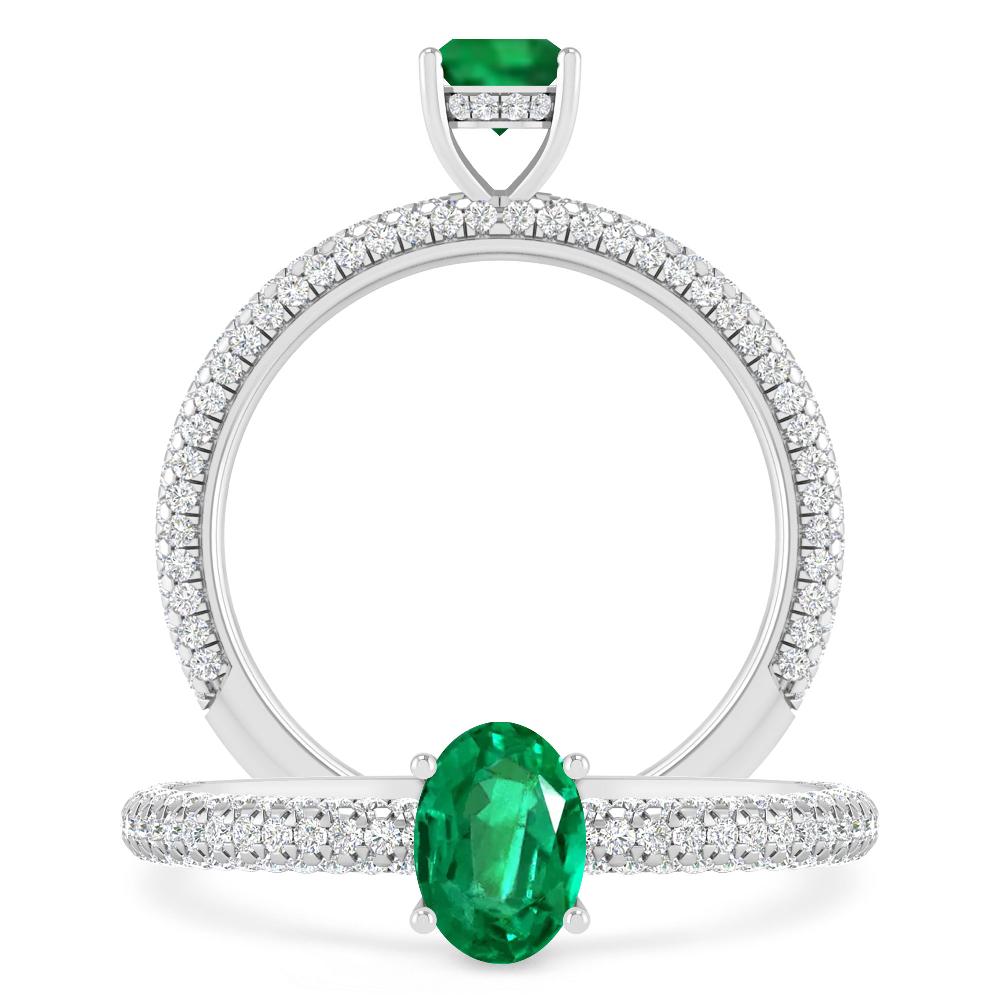 White Gold - Emerald