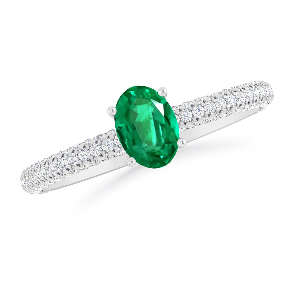 White Gold - Emerald