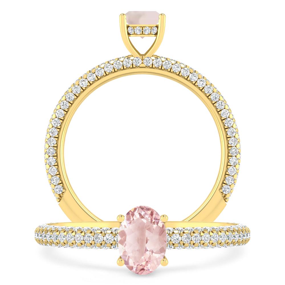 Yellow Gold - Morganite