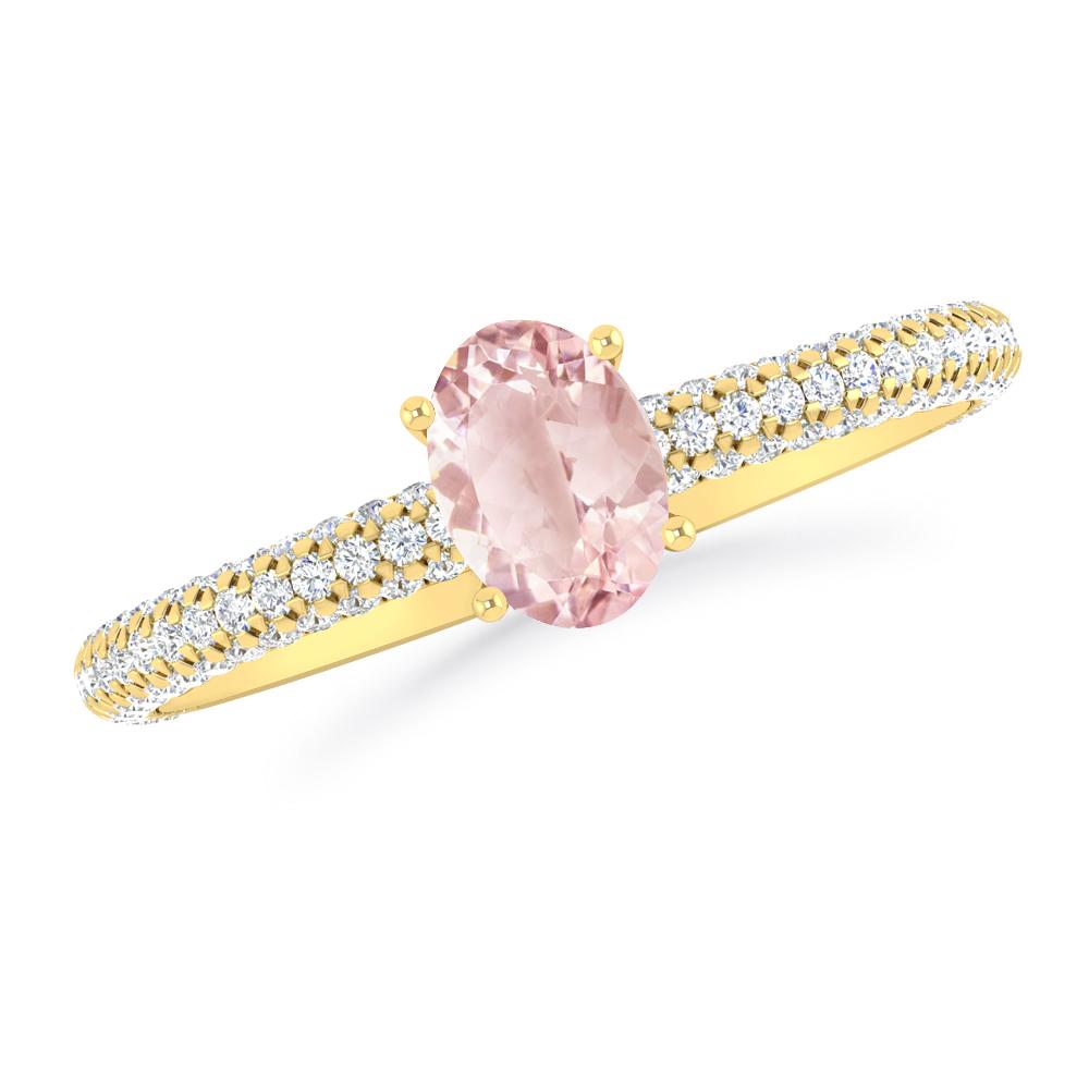 Yellow Gold - Morganite