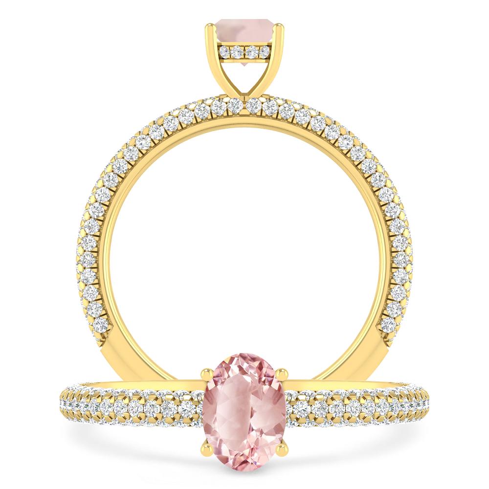 Yellow Gold - Morganite