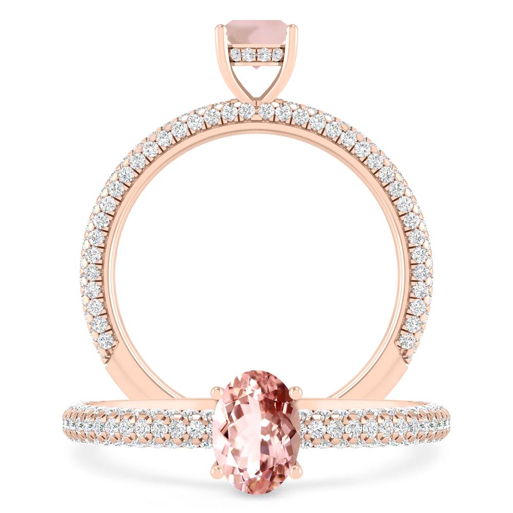 Rose Gold - Morganite