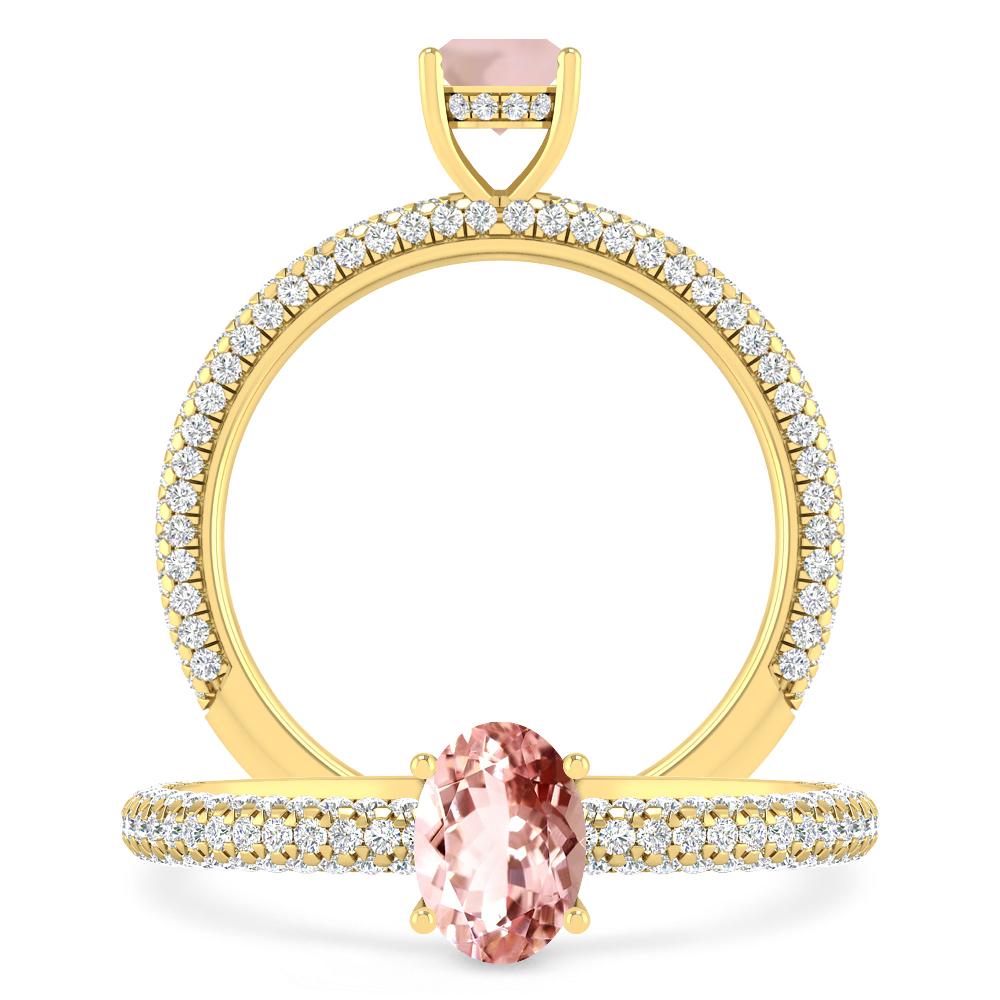 Yellow Gold - Morganite