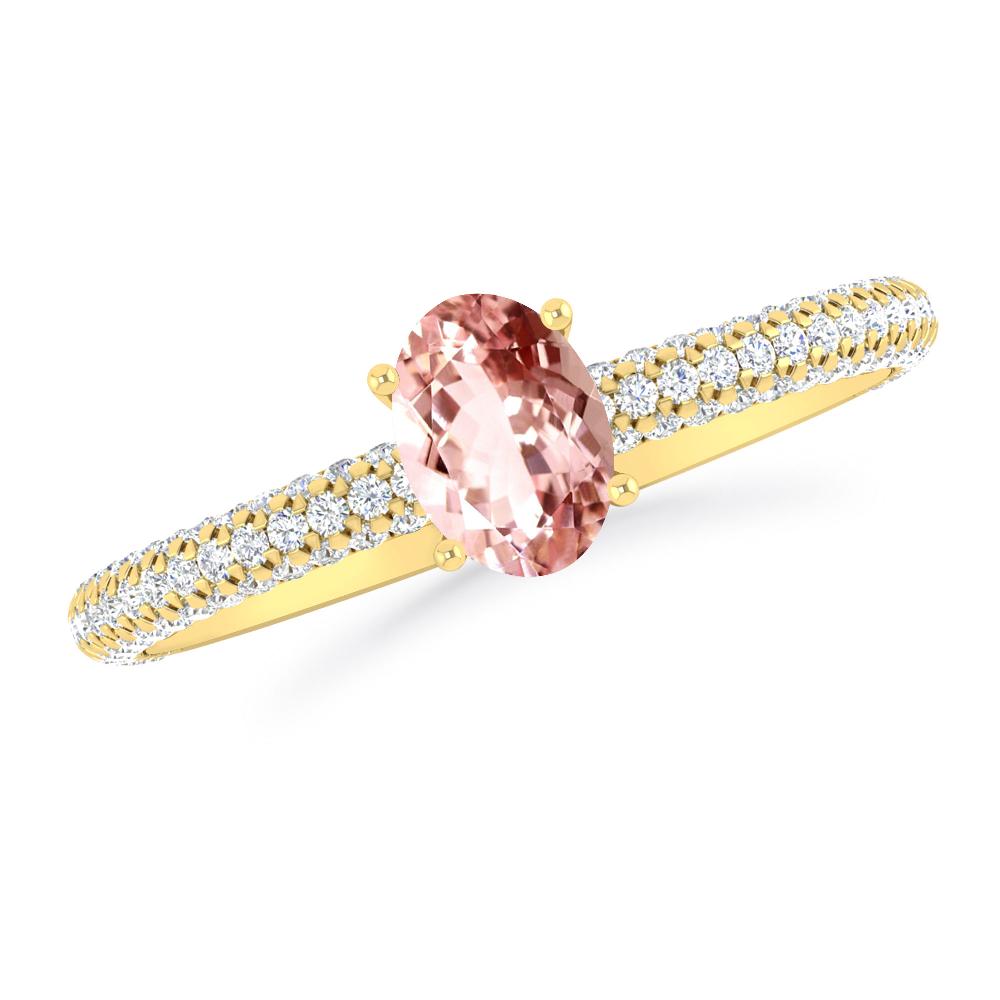 Yellow Gold - Morganite