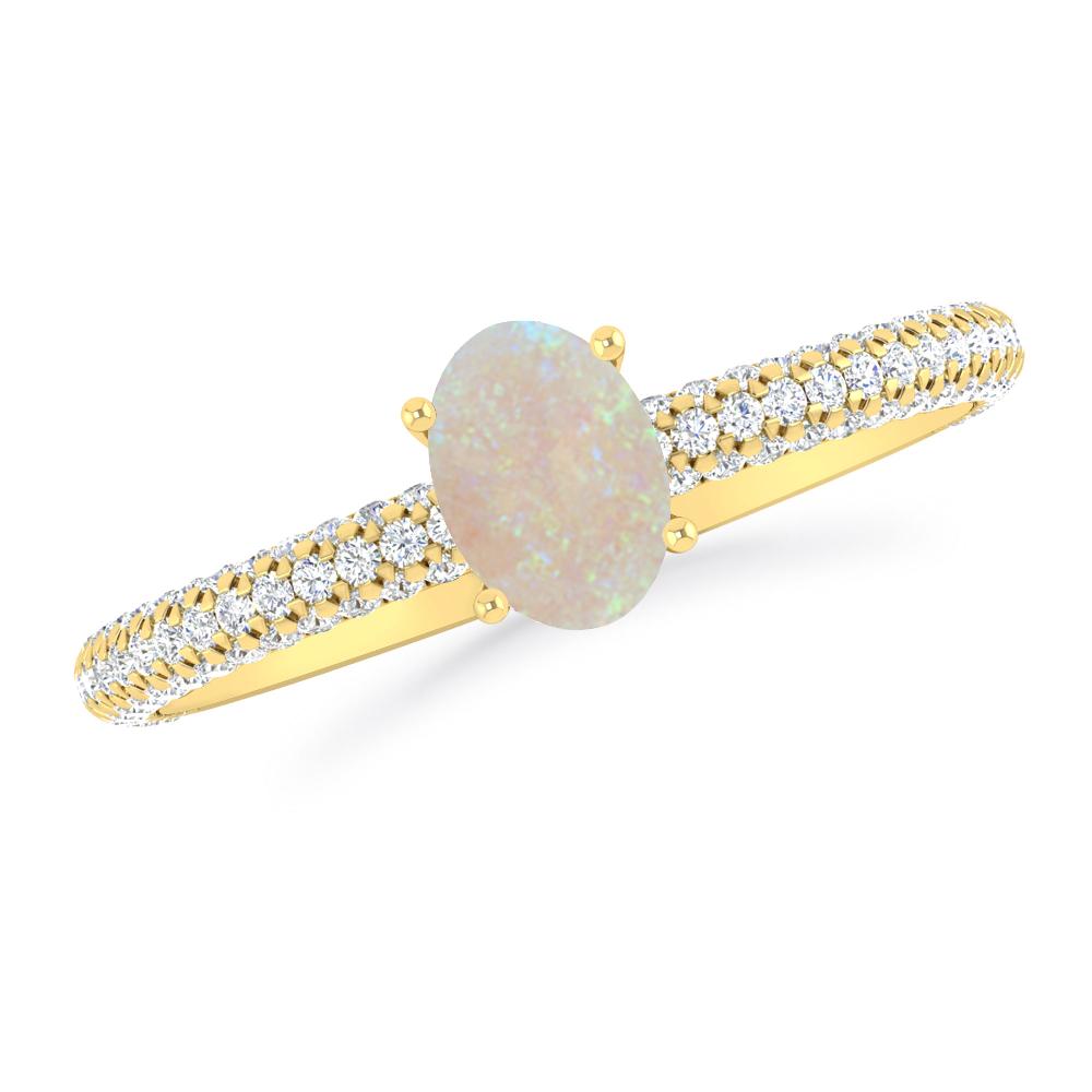 Yellow Gold - Opal