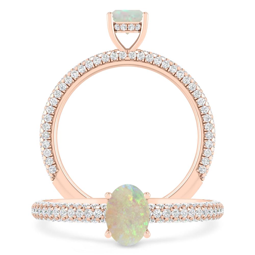 Rose Gold - Opal