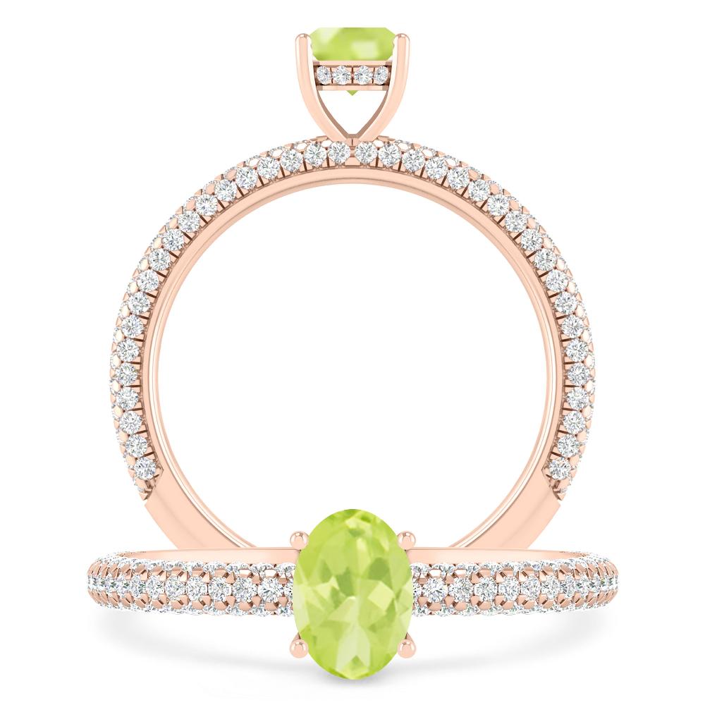 Rose Gold - Peridot