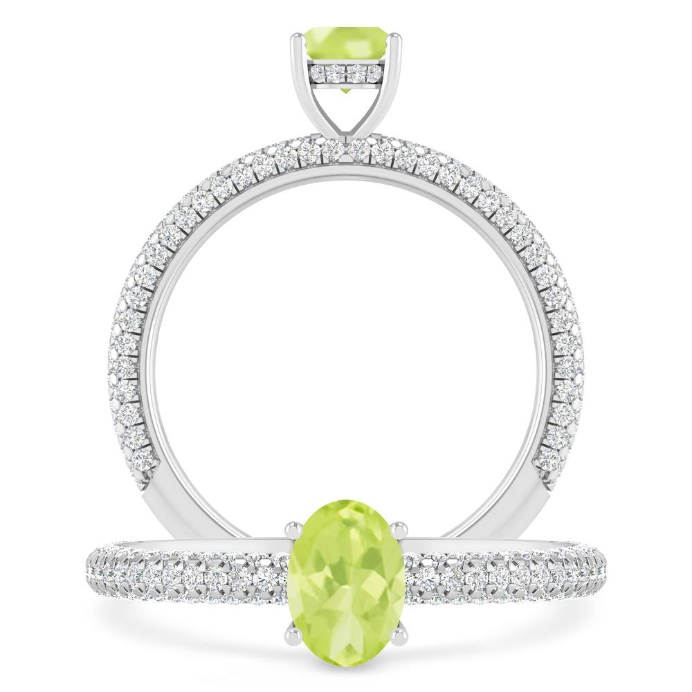 White Gold - Peridot