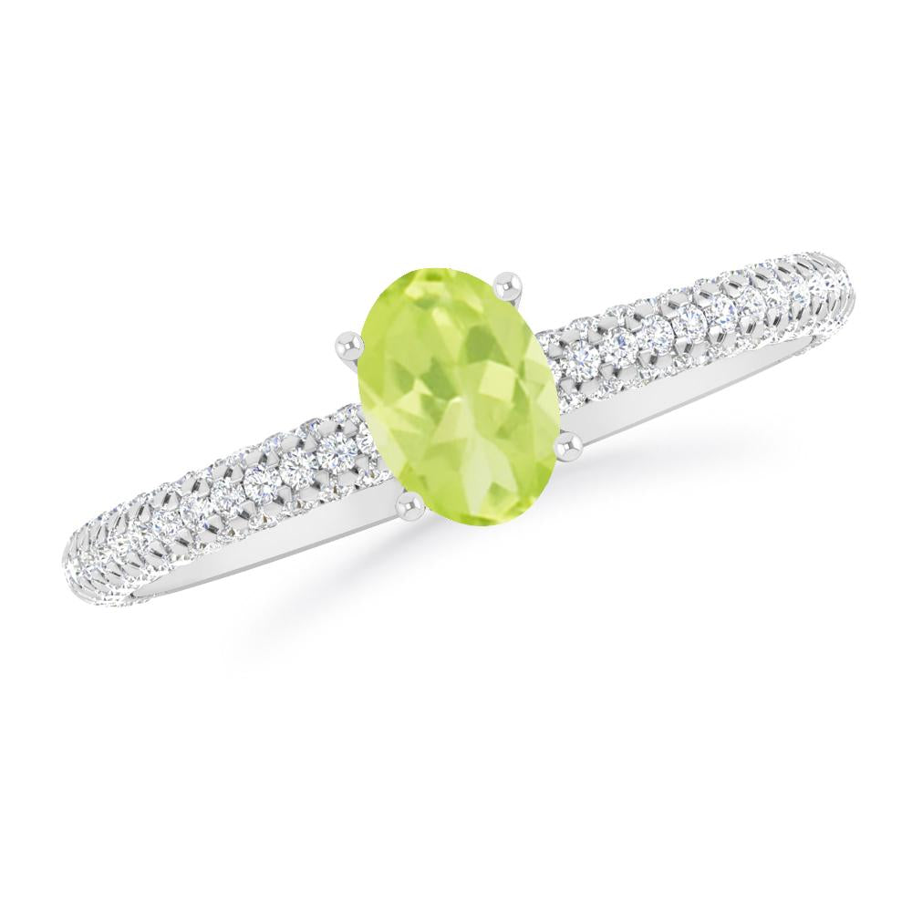 White Gold - Peridot