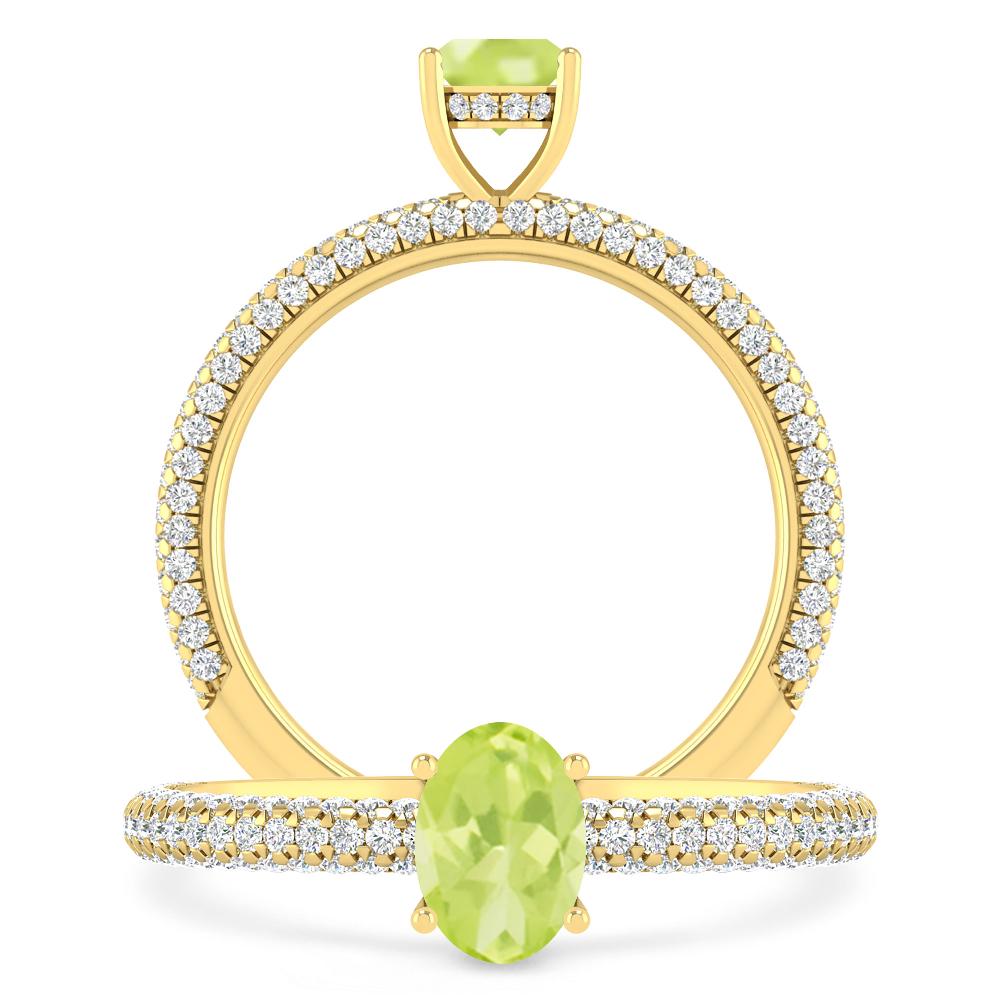 Yellow Gold - Peridot